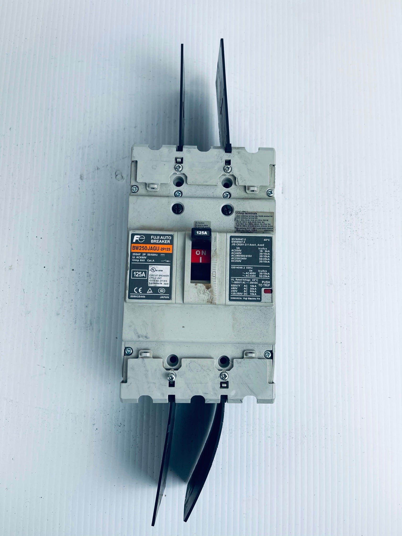 Fuji 2 Pole BW250JAGU-2P125 Circuit Breaker