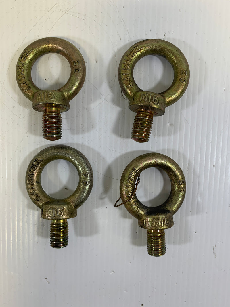 Eyebolt 4.41KN/SWL M16 Lot of 4