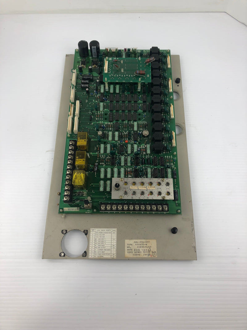 Toyo Denki KSS405-W Circuit Board SRL-554-85T