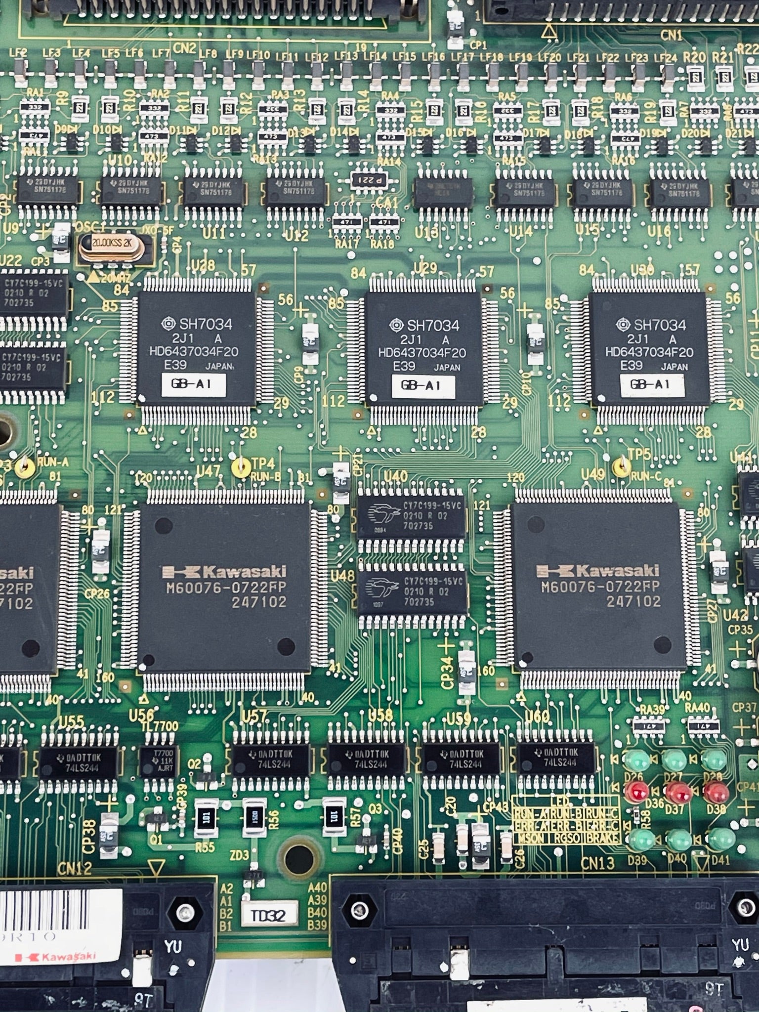 Kawasaki Circuit Board 1GB-84 1646 GB-CN12 CN13 50999-1599R10 M60076-0722