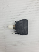 Telemecanique ZBV-6 & ZBE-101 Indicator - Push Button - Broken - For Parts