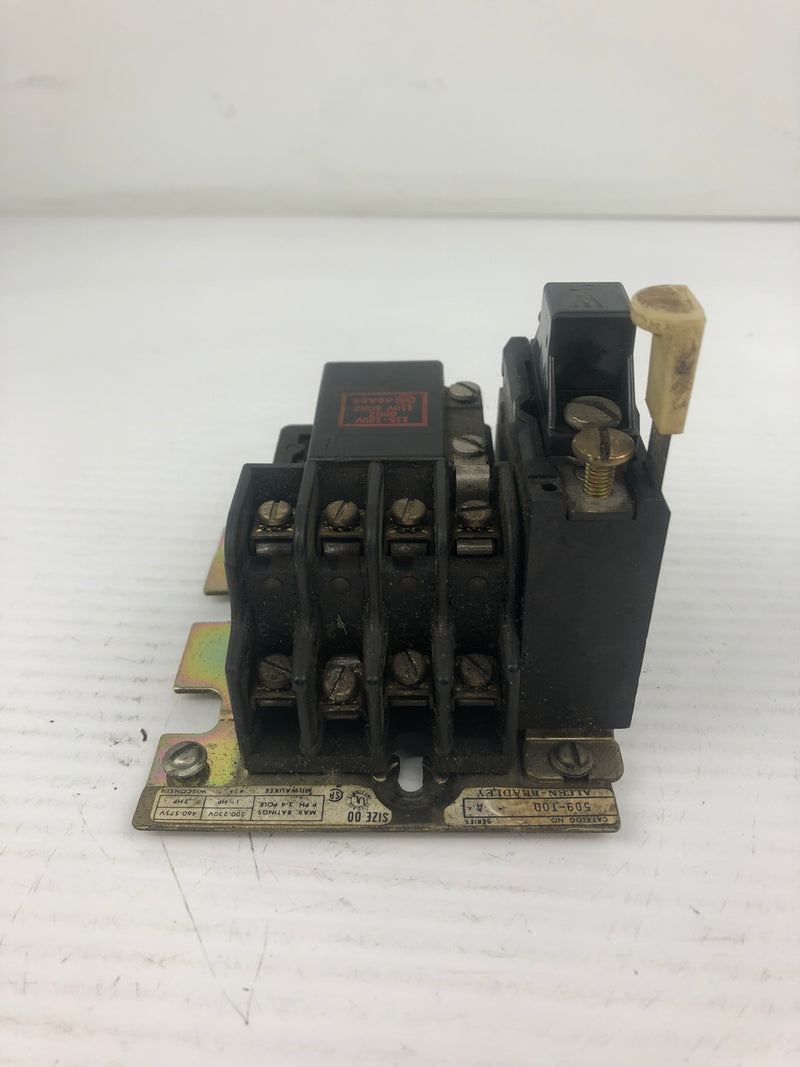 Allen-Bradley 509-T0D Contactor Starter Series A