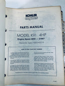 Kohler Engines Parts Manual and Trade Account Manual