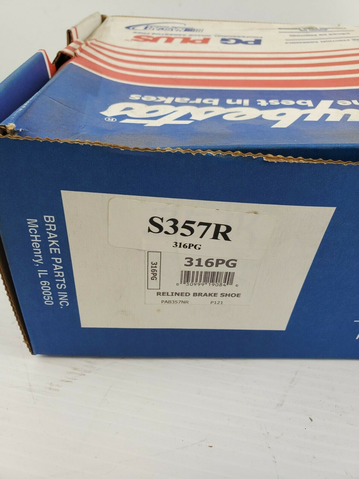 Raybesto 316PG Breaker Relined Break Shoe PAB357NR