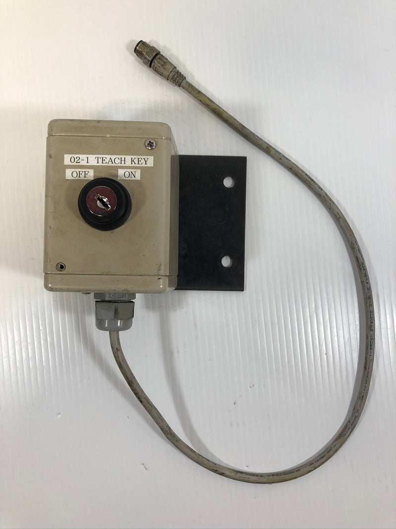Industrial Safety Teach Key On/Off Lock Switch with Right Mount and KRL-45/CM