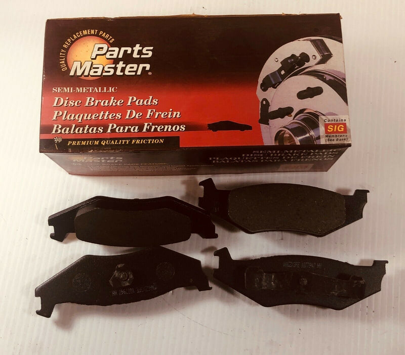 Parts Master Semi-Metallic Disc Brake Pads MD415 PD415