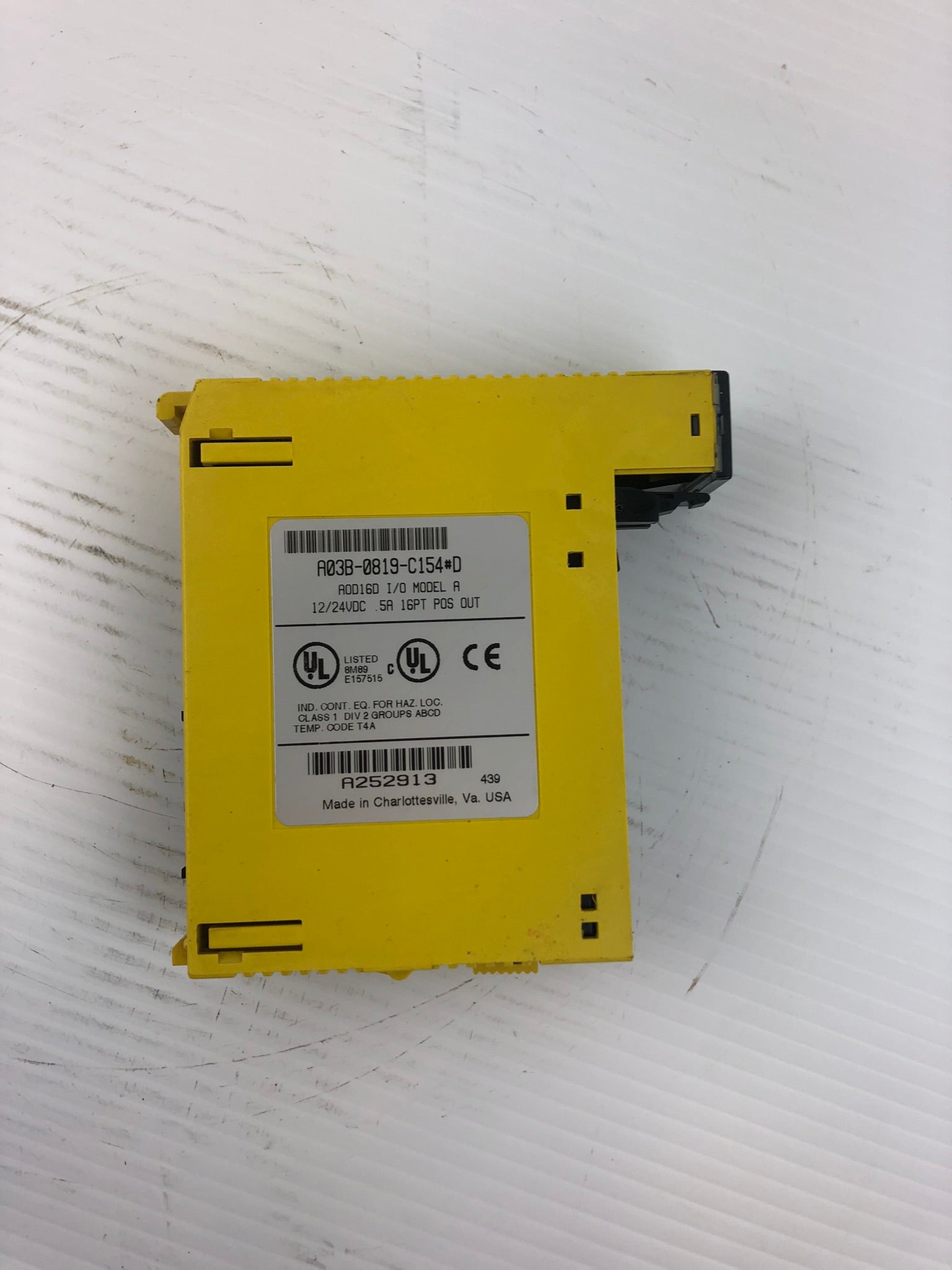 Fanuc A03B-0819-C154#D PLC I/O Model A Module A0D16D 12/24VDC