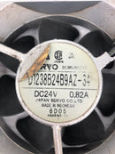 Japan Servo D1238B24B9AZ-34 Cooling Fan DC24V 0.82A