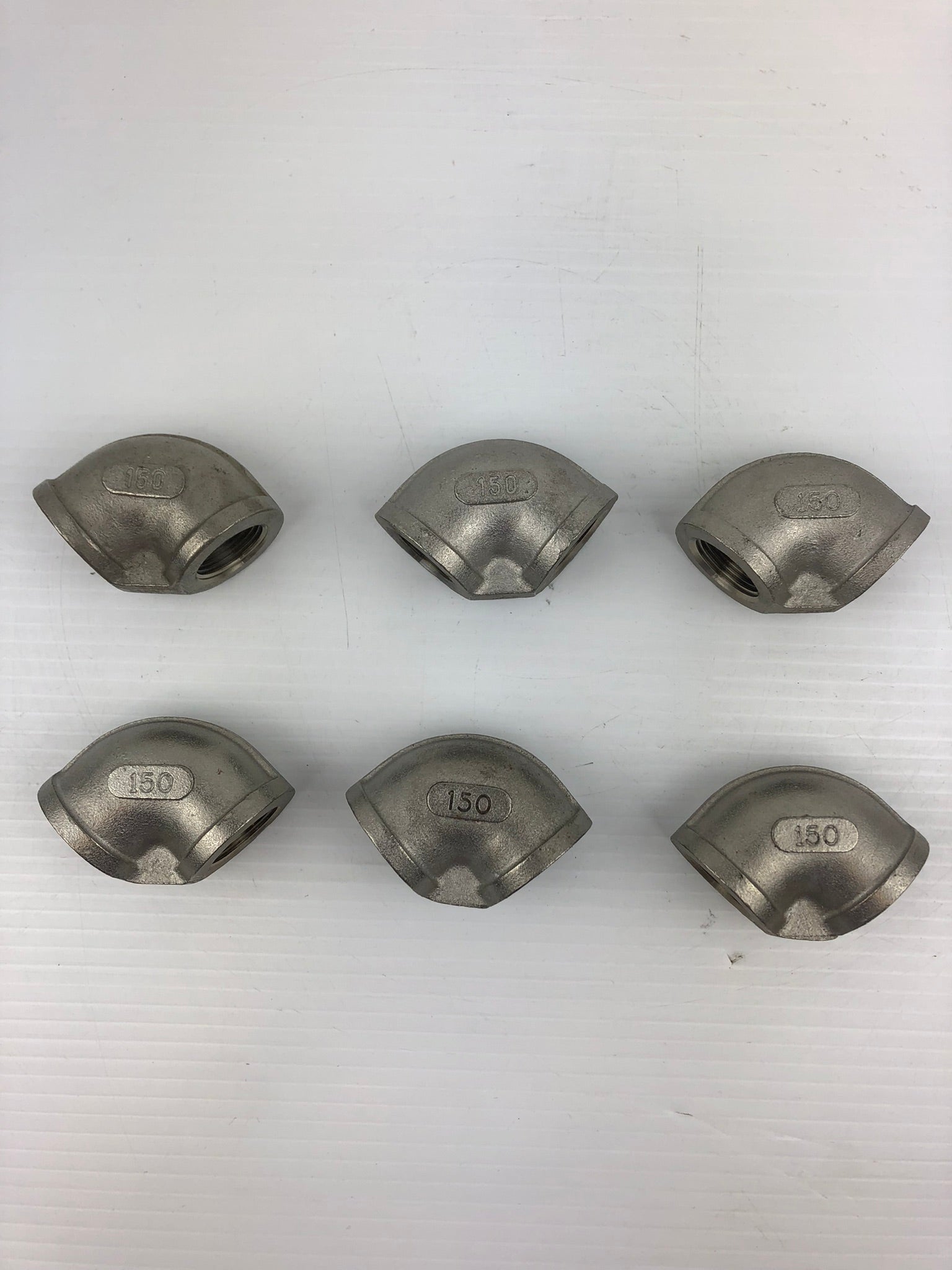 Metal Elbow Fittings 304-3/4 150 (Lot of 6)