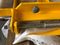FabEnCo Self-Closing Safety Gate XL Series 30" Industrial Zinc Primer/Yellow