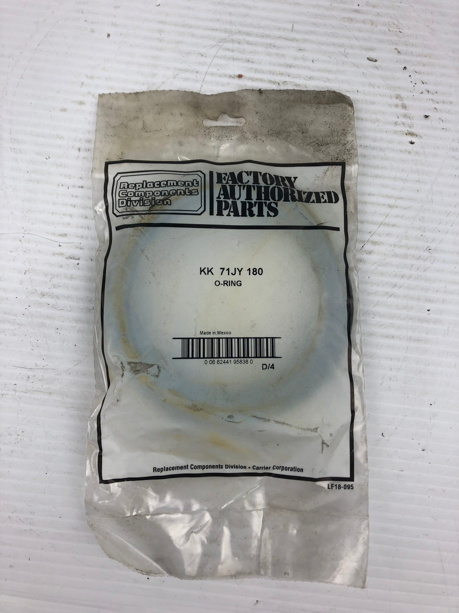 Carrier Corporation KK 71JY 180 O-Ring