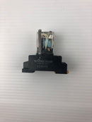 OMRON MY4N-D2 Relay with Base 2586YF 24V DC