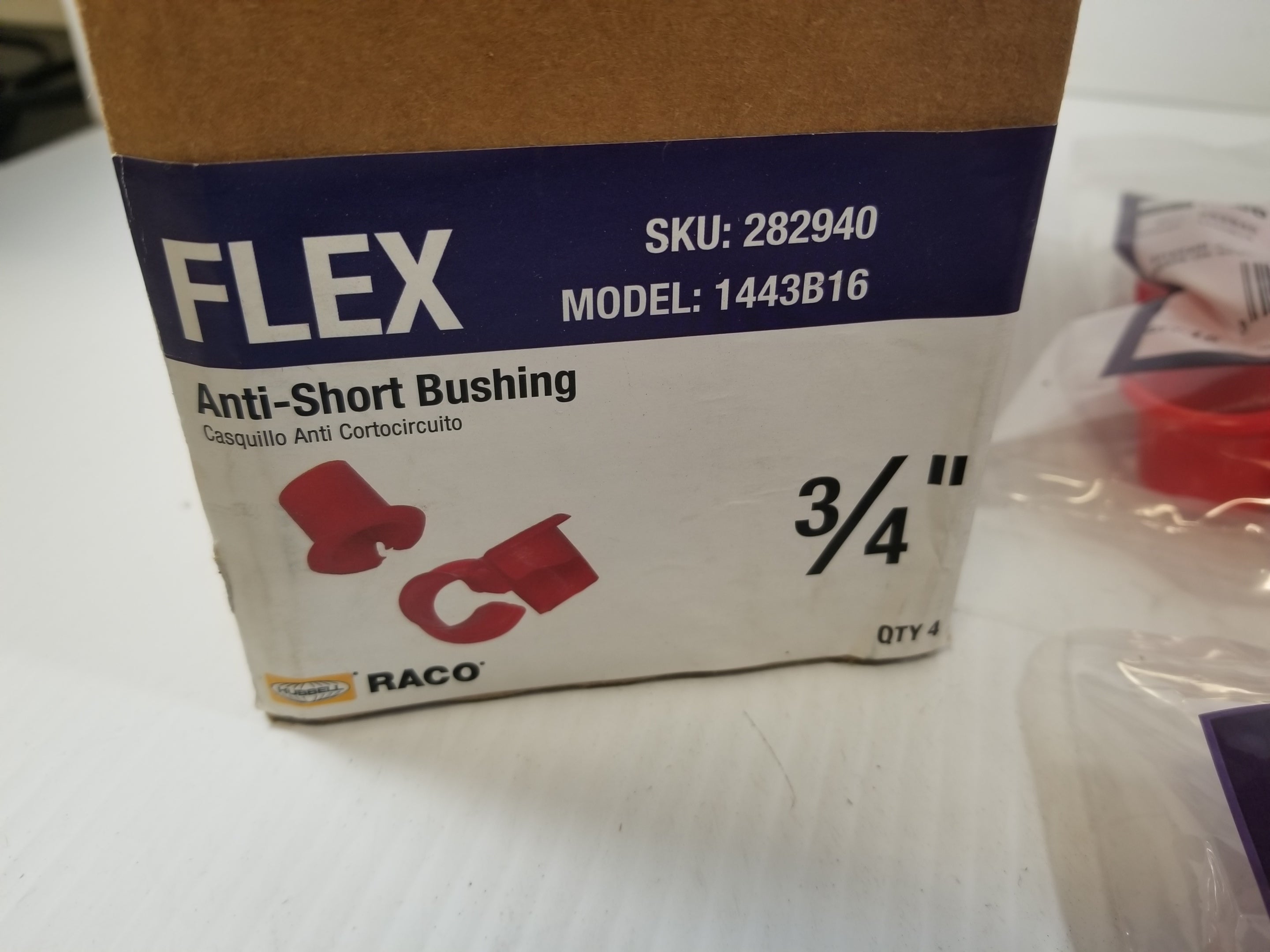 Hubbell 1443B16 Anti-Short Bushing 3/4" (Lot of 64) 282940