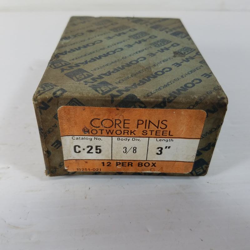 DME C-25 Core Pins 3" Length (Box of 2)