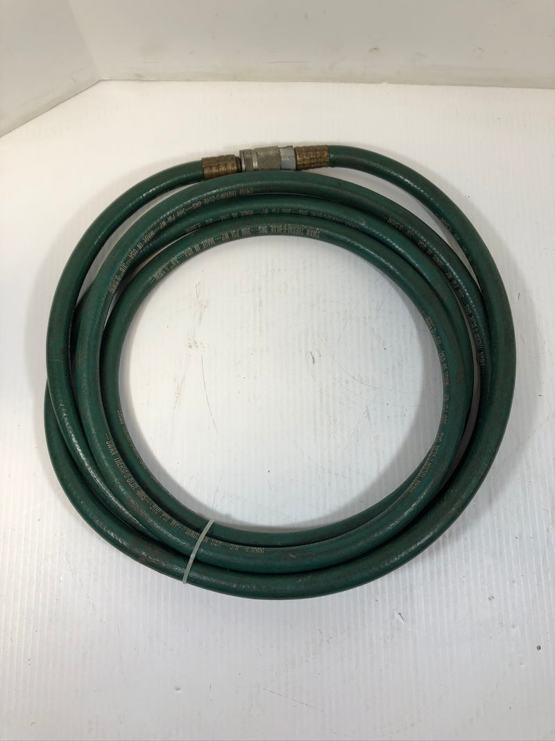 Swan Therm-O-Blue Hose with Fittings ORS 300 PSI WP 3/8" - 9.5mm Green