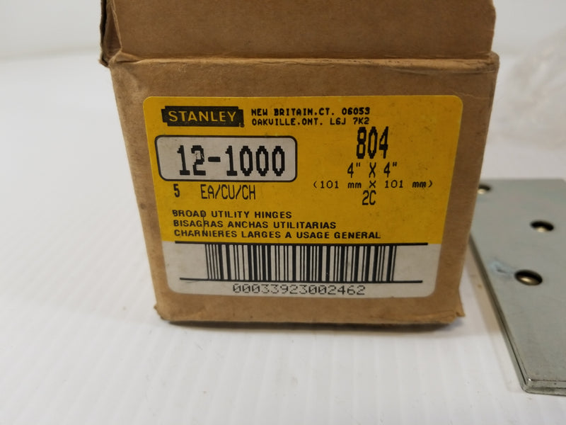 Stanley 12-1000 Broad Utility Hinges (Box of 5)