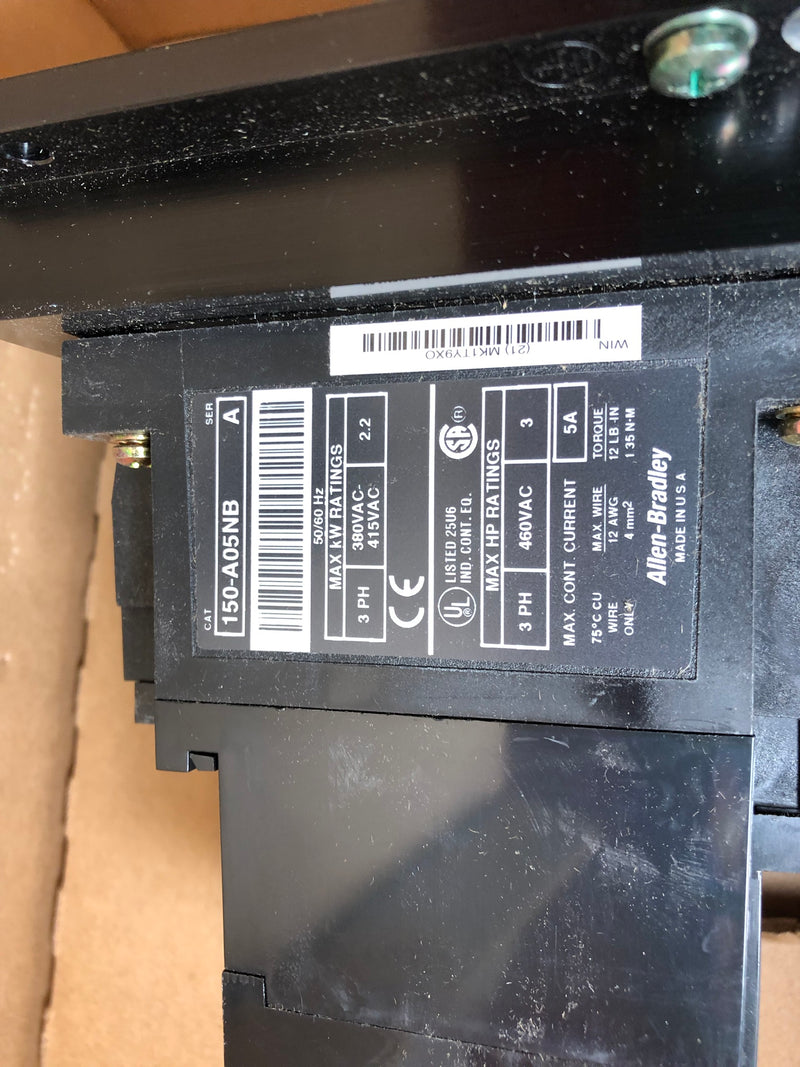 Allen-Bradley Smart Motor 150 SMC-2 Controller 150-A05NB Series A