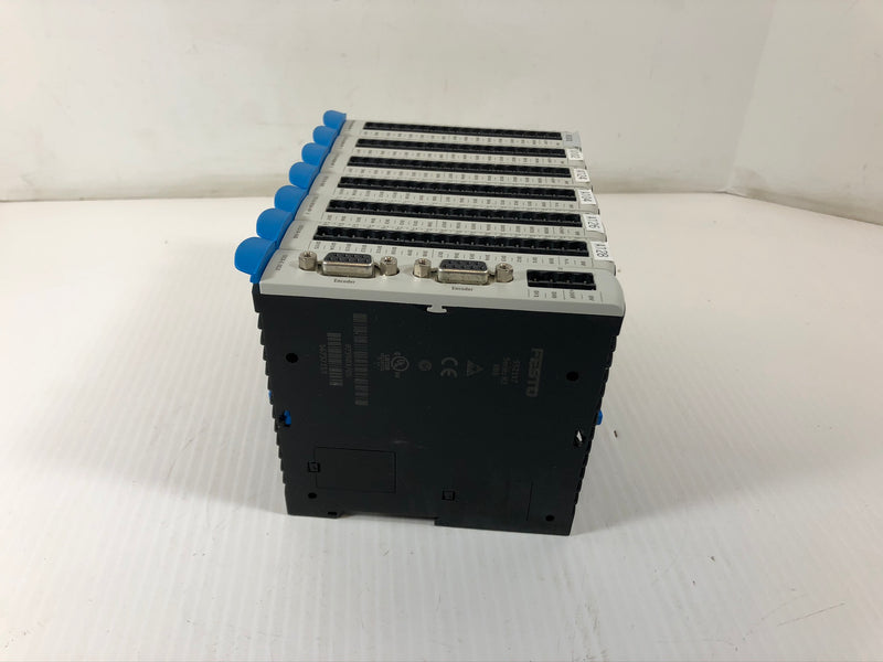 7 Festo PLC Input Modules - (4) CECX-D-8E8A-NP-2, (2) CECX-D-16E and CECX-C-2G2