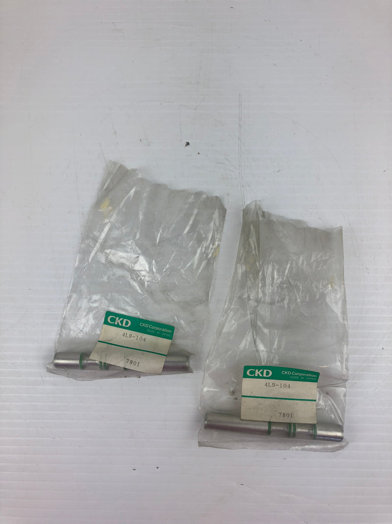 CKD 4L9-104 Valve Replacement Piece ( Lot of 2 )