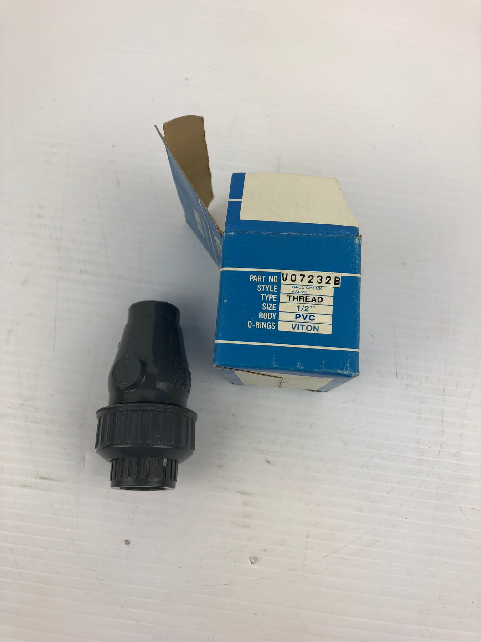 Colonial V07232B Ball Check Valve 1/2" PVC