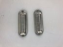 Appleton Electric 1/2" Conduit Body Box Covers (Lot of 2)