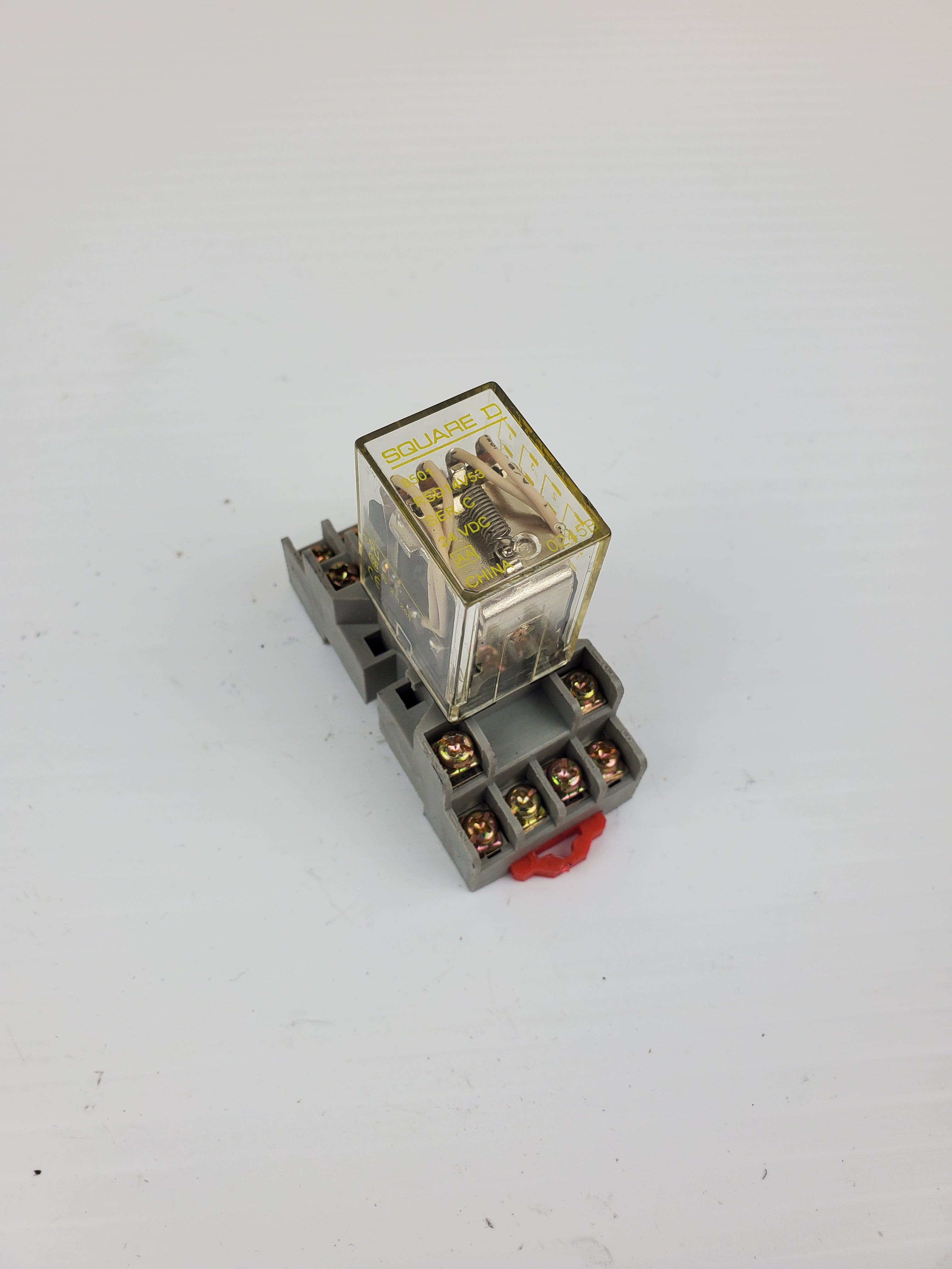 Square D 8501 Series C Relay with Base 8501NR45 Series B