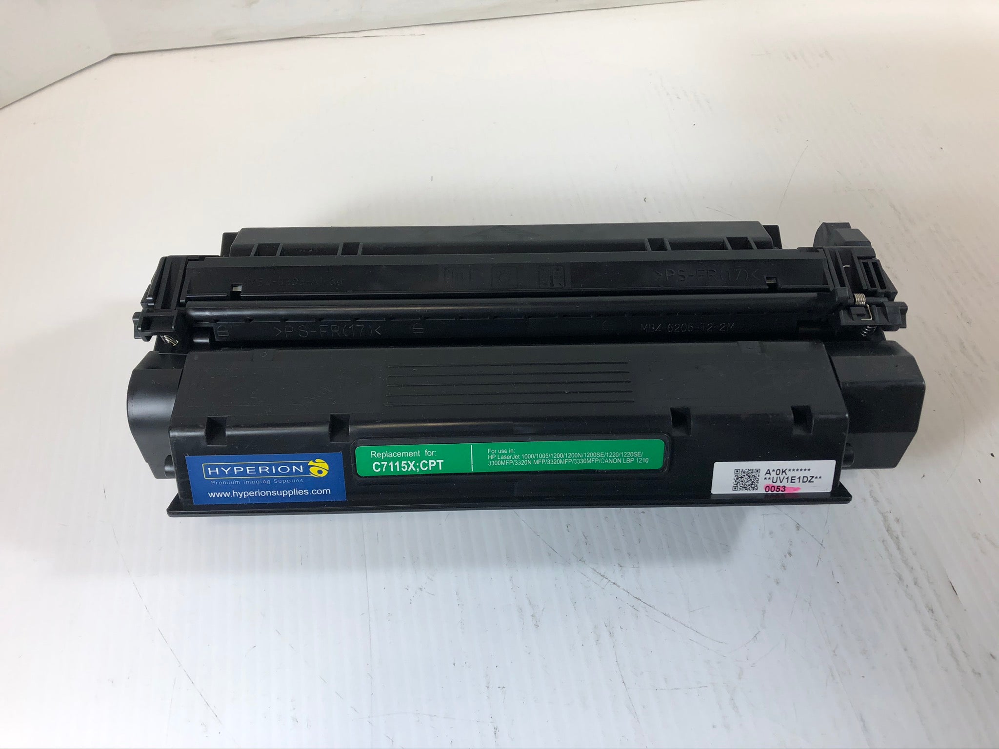 Lot of 2 Printer Ink Cartridges Hyperion C7115X;CPT and Expression R-Q6472A (HP)
