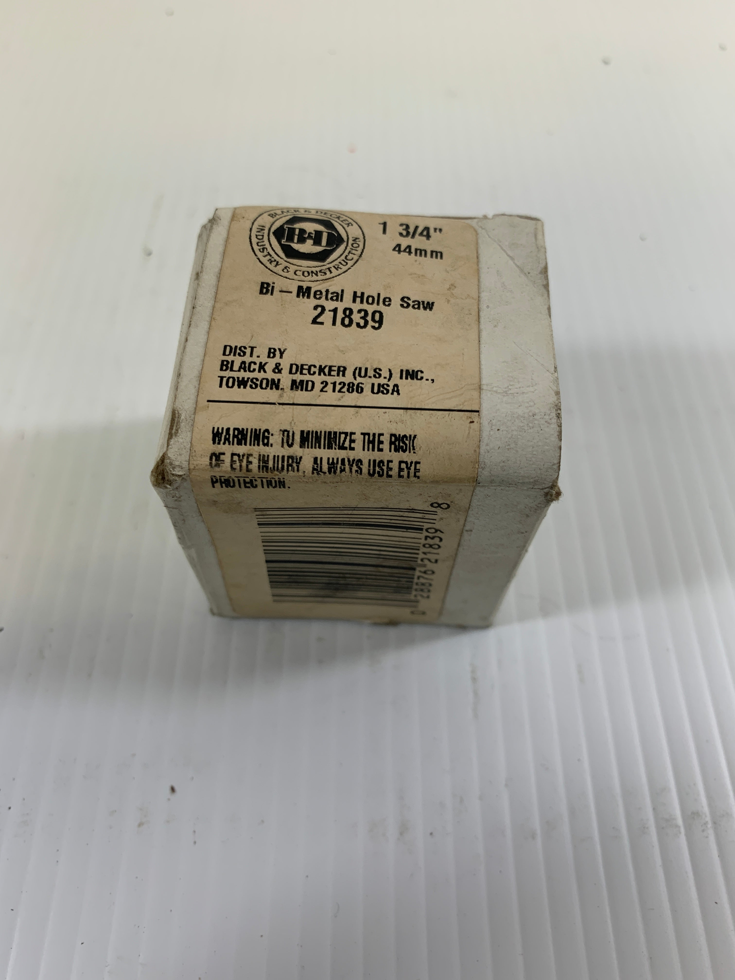 Black & Decker Bi-Metal Hole Saw 21839 1 3/4"