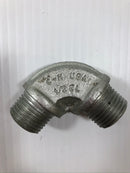 Crouse Hinds 1/2 EL Elbow 90 Degree Male Electrical Conduit Fitting CL I CL II