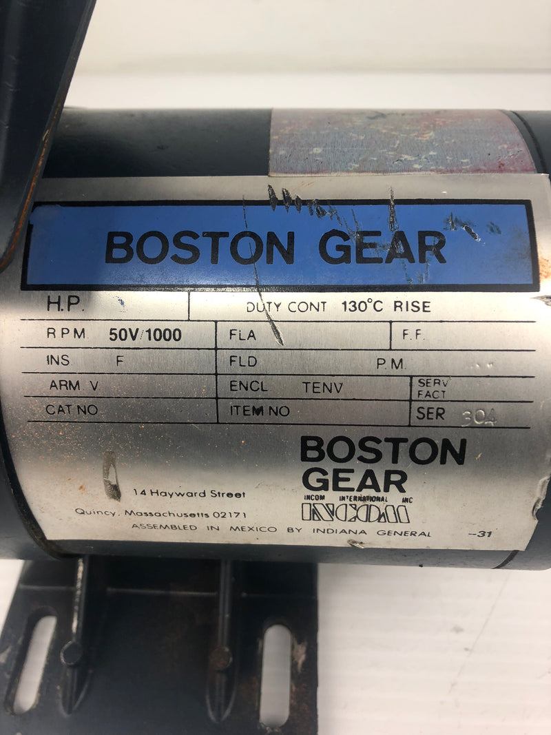 Boston Gear Motor Series 304 50V/1000 RPM