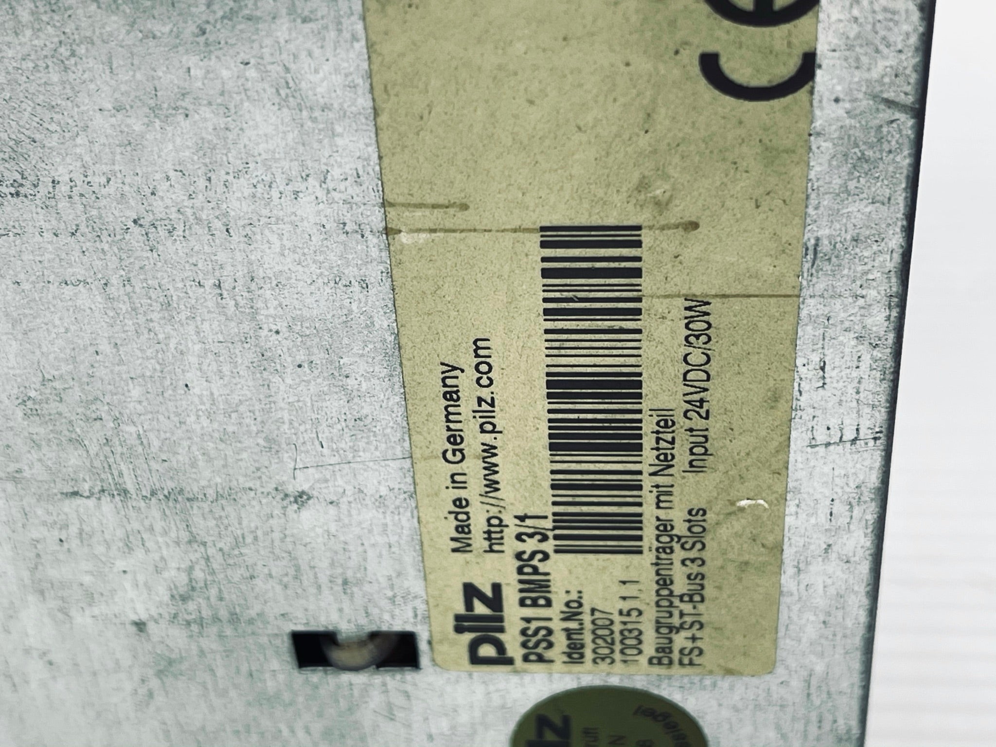 Pilz Module Rack Assembly PSS1 BMPS 3/1 PSS CPU 2 PSS DI20 Z PSS DI20 T DN-S