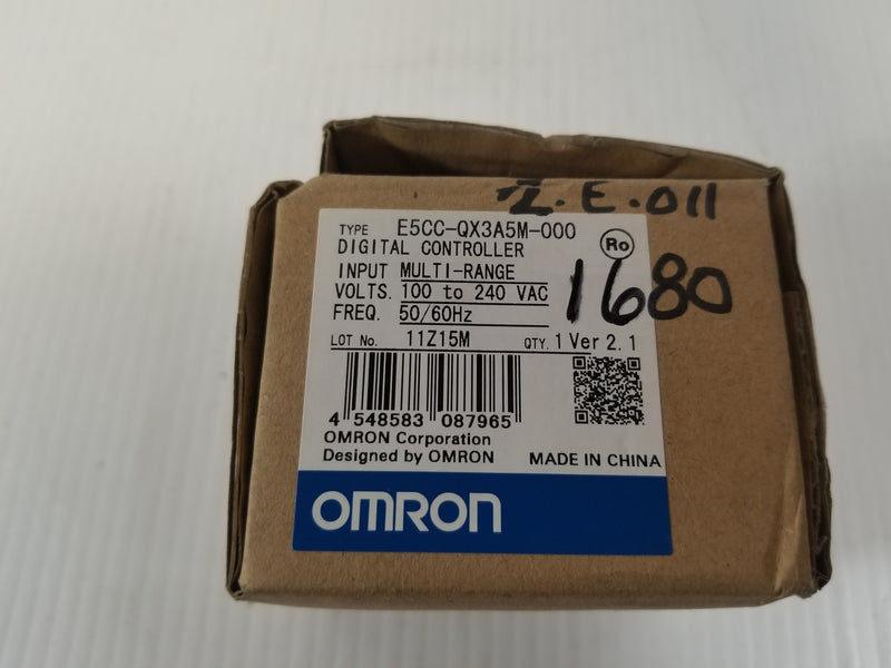 Omron E5CC-QX3A5M-000 Digital Multi-Range Controller