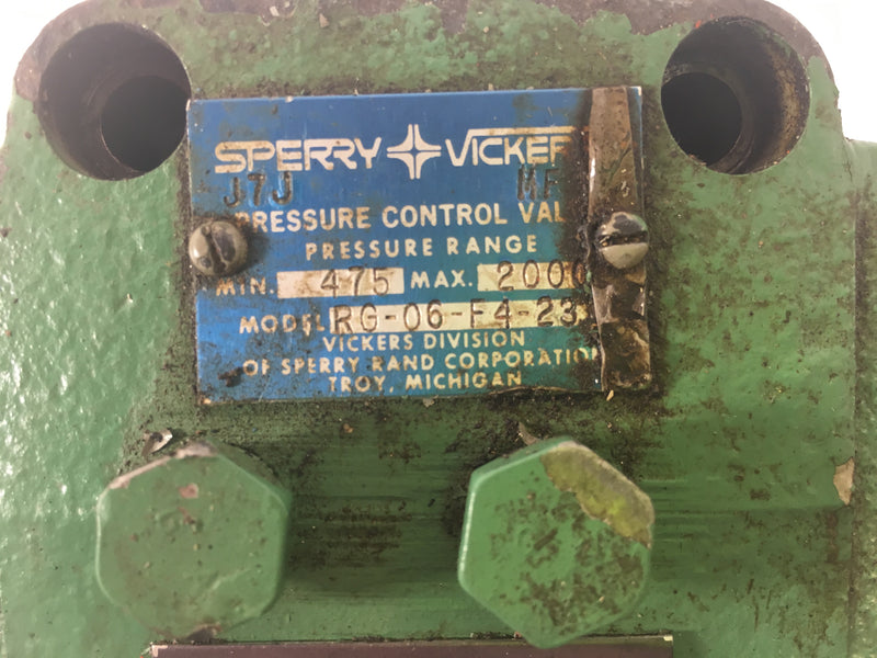 Sperry Vickers Pressure Control Valve RG-06-F4-23