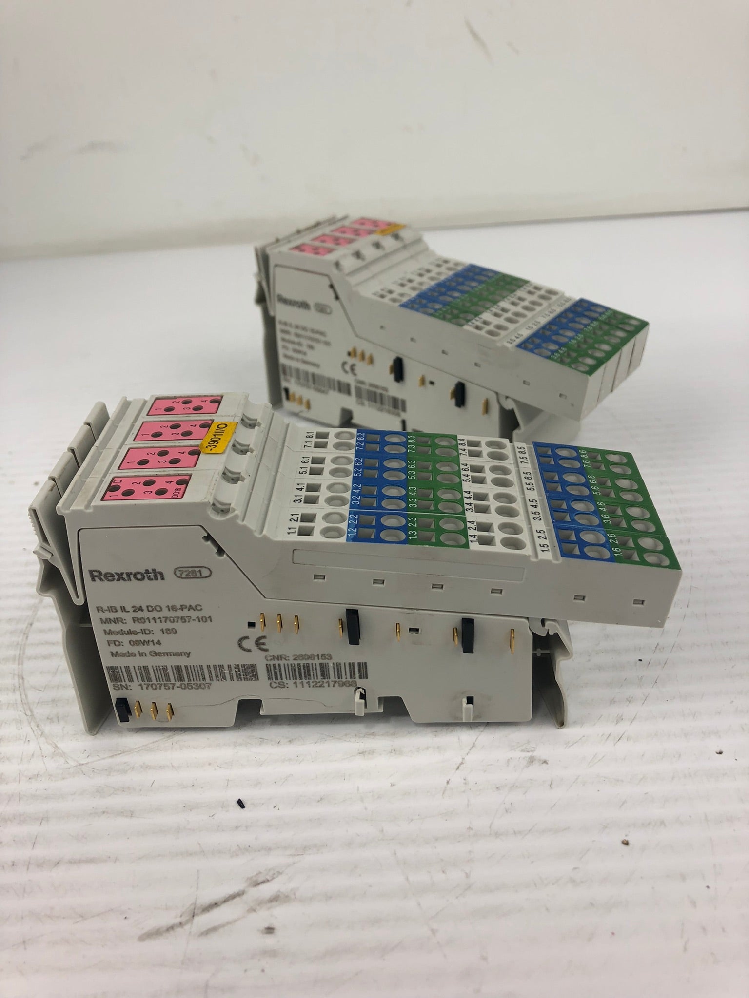 Rexroth R911170757-101 PLC Module R-IB IL 24 DO 16-PAC - Lot of 2
