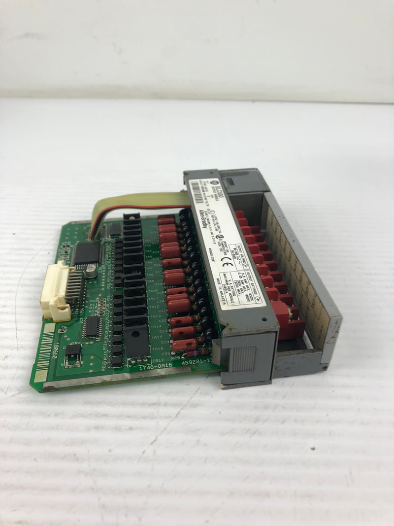 Allen Bradley 1746-0A16 PLC Output Module Series D SLC500 - With Door