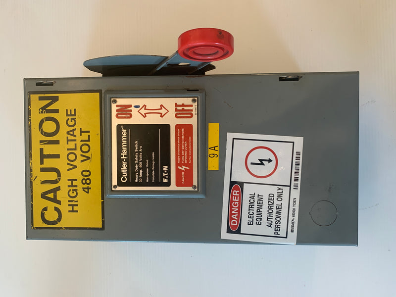 Cutler-Hammer DH361UGK Heavy Duty Safety Switch 30A 600V