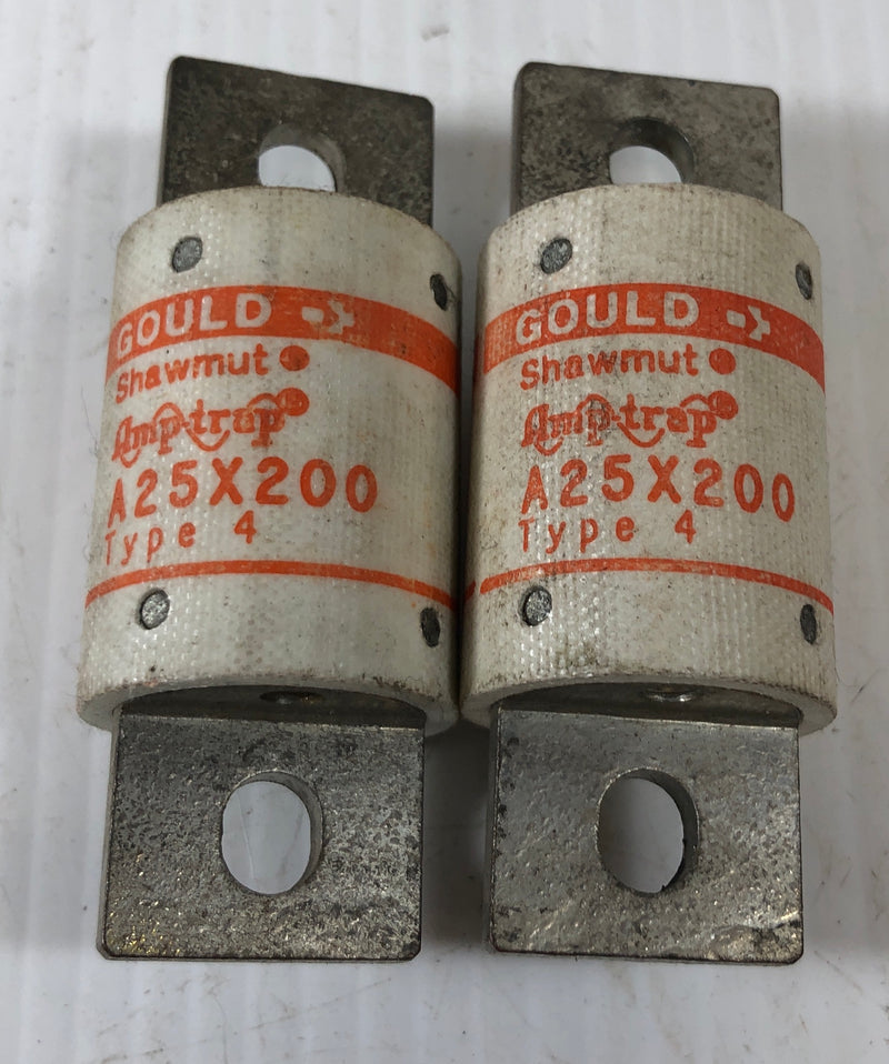 Gould Shawmut Fuse A25X200 (Lot of 2)