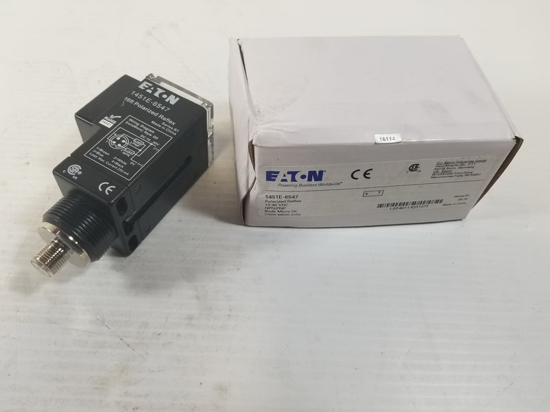 Eaton 1451E-6547 Photoelectric Proximity Sensor - New