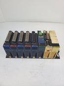 Toyopuc THR-5643 8 Slot Selector Base With Power, CPU, Output and Input Modules