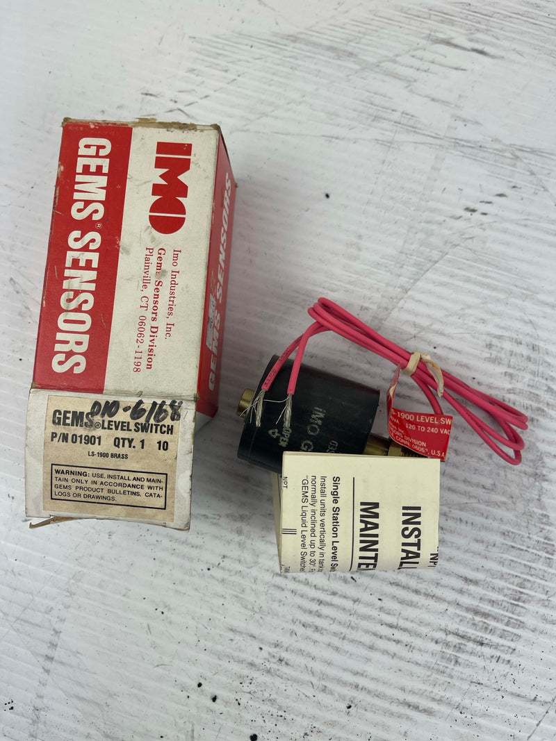 IMO GEMS Sensor LS-1900 P/N 01901 Level Switch