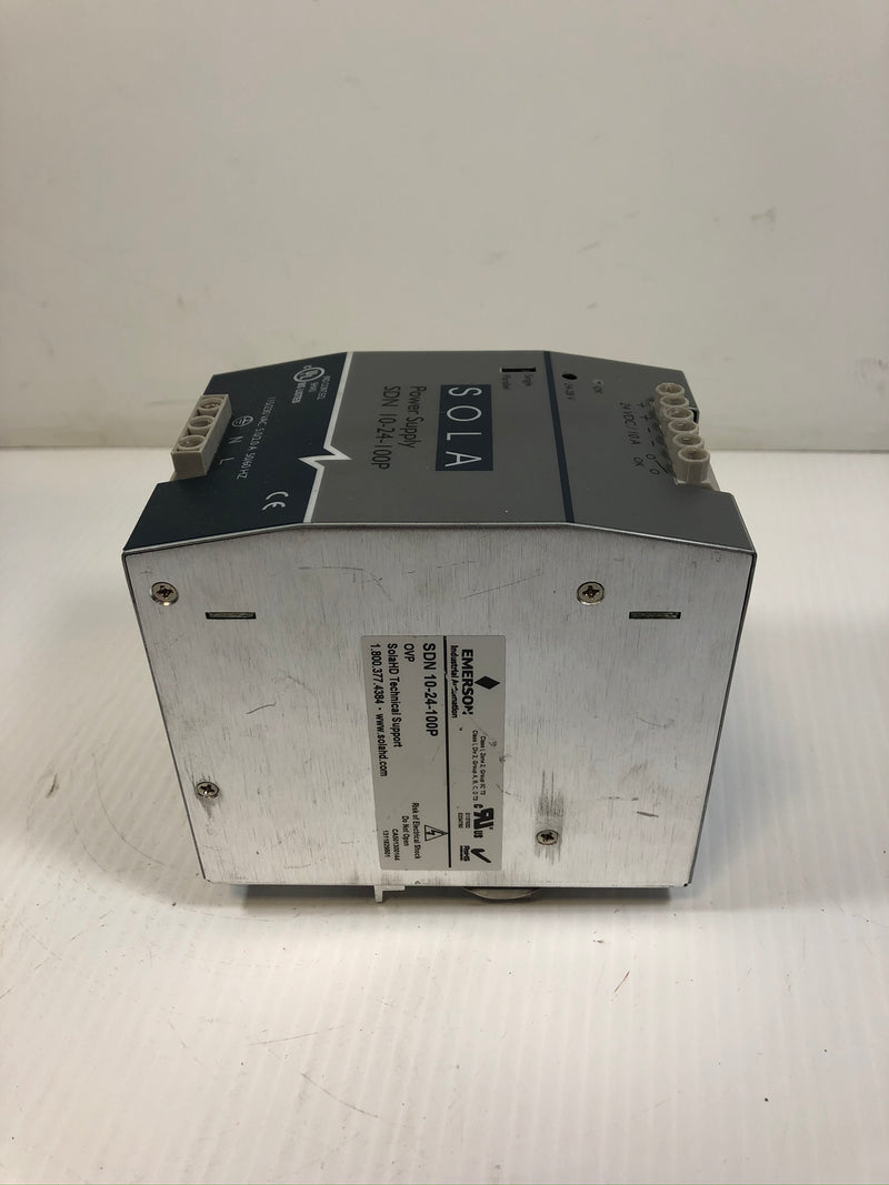 Emerson Sola SDN 10-24-100P Power Supply 24VDC 10A