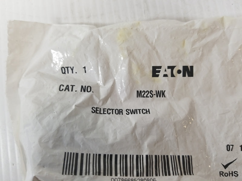 Eaton M22S-WK Selector Switch