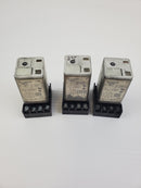 Allen-Bradley 700-HA32Z24 Series B 24VDC Relay with Socket (Lot of 3)