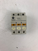 Allen Bradley 1492-FB3C30-L Fuse Holder 30 AMP 600 VOLT Class CC Only