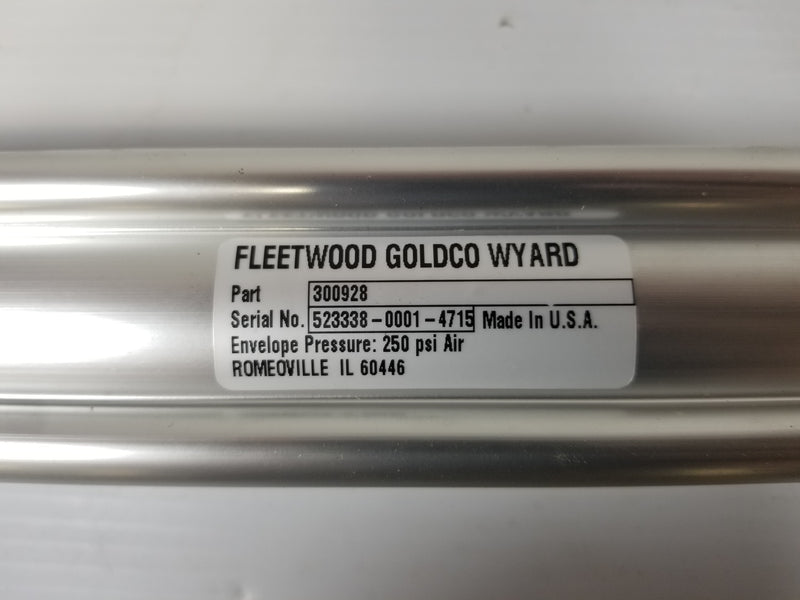 Fleetwood 300928 Pneumatic Cylinder 250PSI