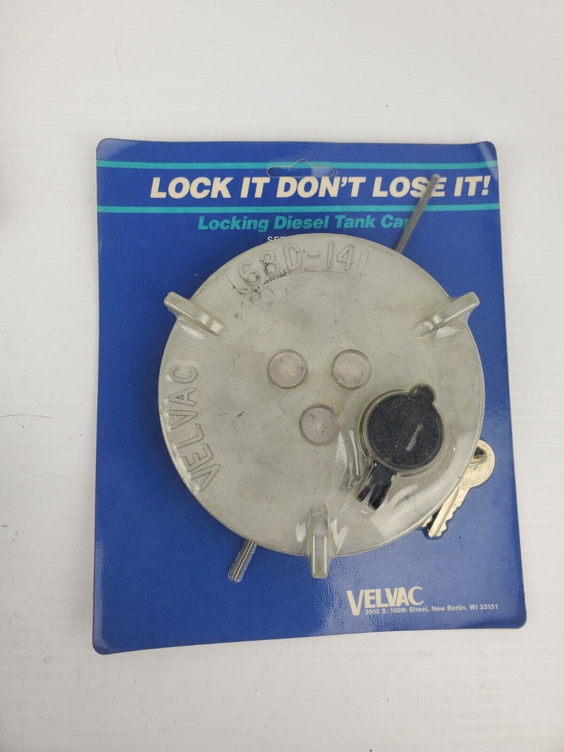 Velvac 601018-6 Locking Gas Cap 68D-14L 68L-14