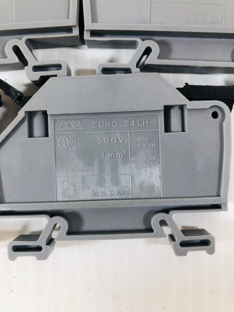 Morsettitalia Euro S4LH DIN Rail Mount Contact Block (Lot of 15)