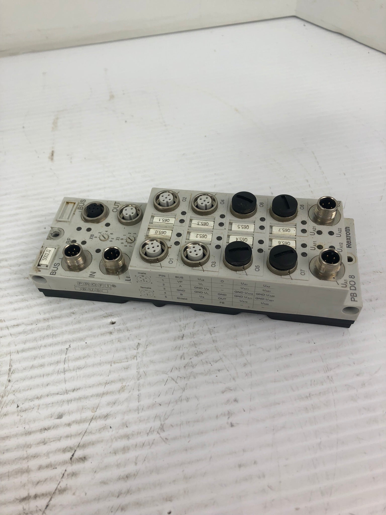 Rexroth RF-FLS PB M12 DO 8 M12-2A Profibus Fieldline Modular