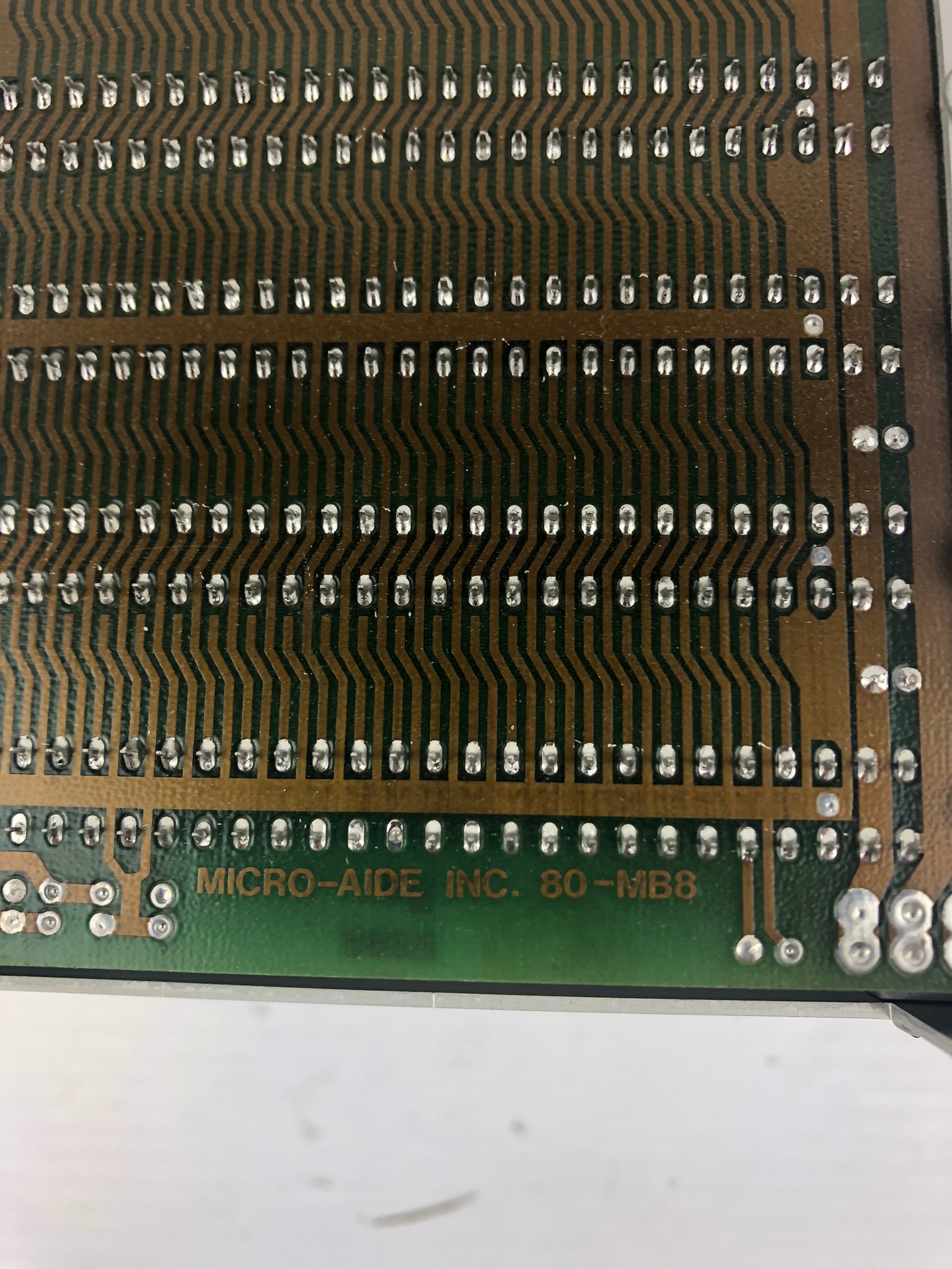 Micro-Aide 80-MB8 Circuit Board PLC Slot Rack Corecon With No Slotted Boards