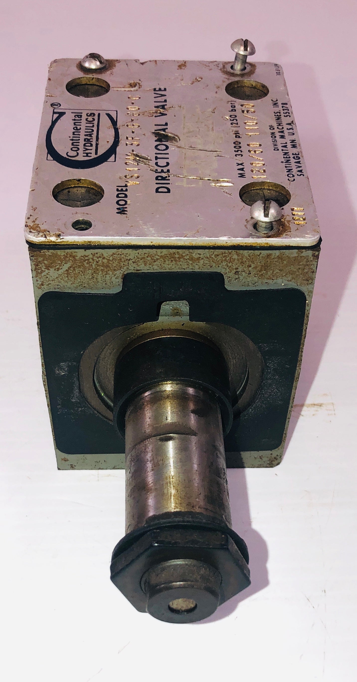 Continental Hydraulics VS12M-3F-G-60-C Directional Valve